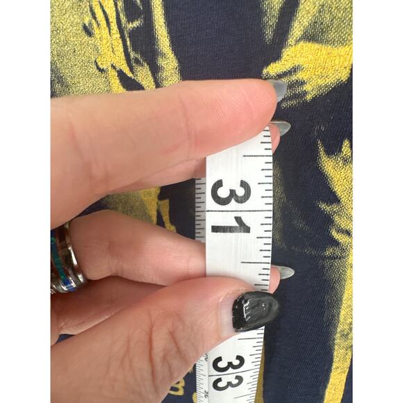 Beatles Shirt Mens 2XL Navy Blue Graphic Tee Apple Retro Yellow Band Music Merch - Picture 7 of 8